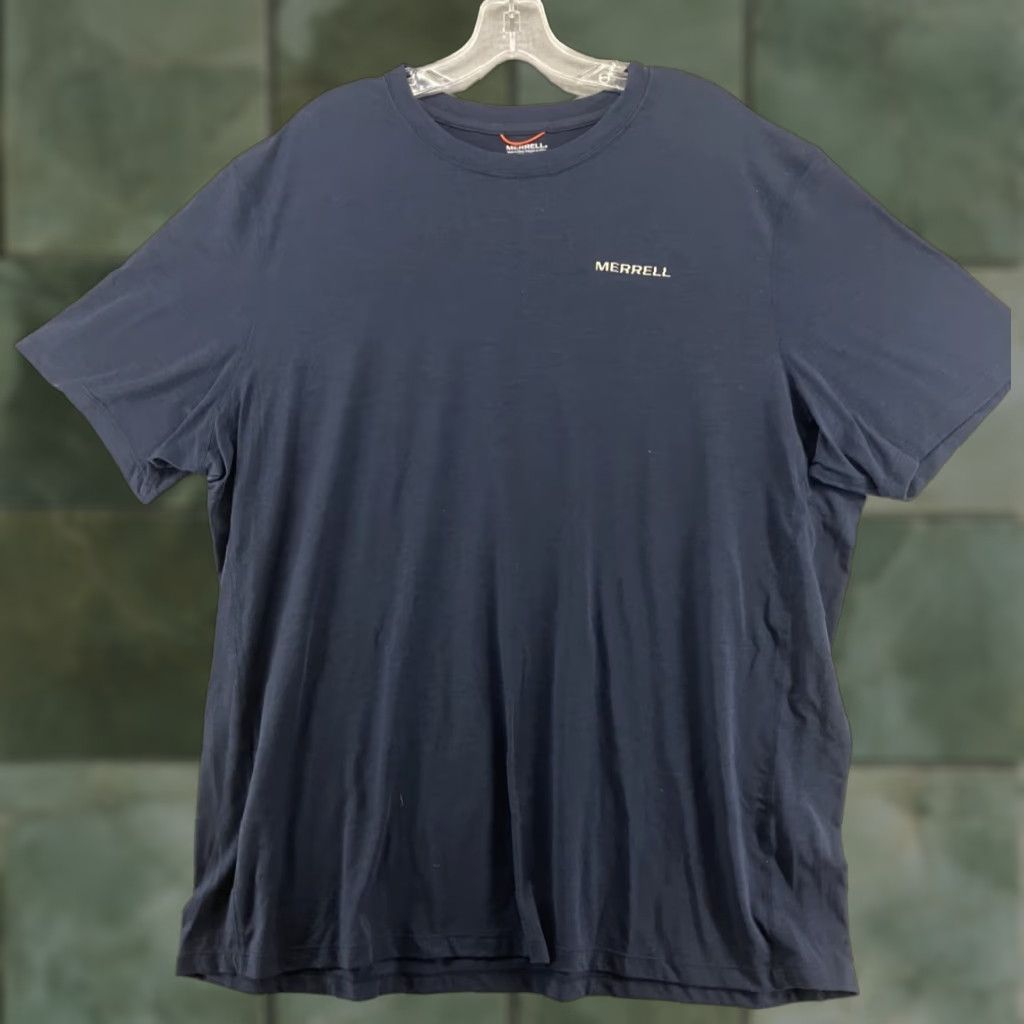 Merrell Merrell Blue TShirt Mens XL Outdoors Size US XL / EU 56 / 4 - 1 Thumbnail