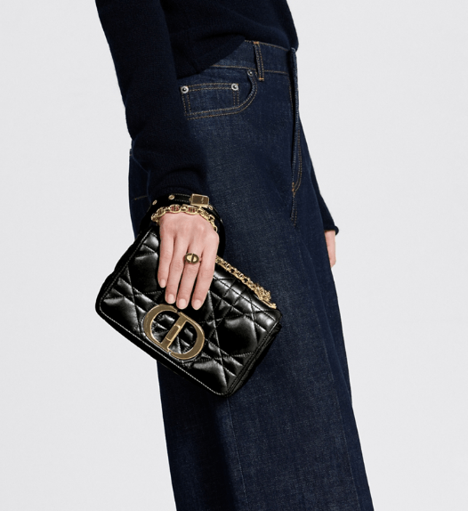 Dior o1w1db10426 M9241U Size :OS/ Small Caro Bag in Black Size ONE SIZE - 7 Thumbnail
