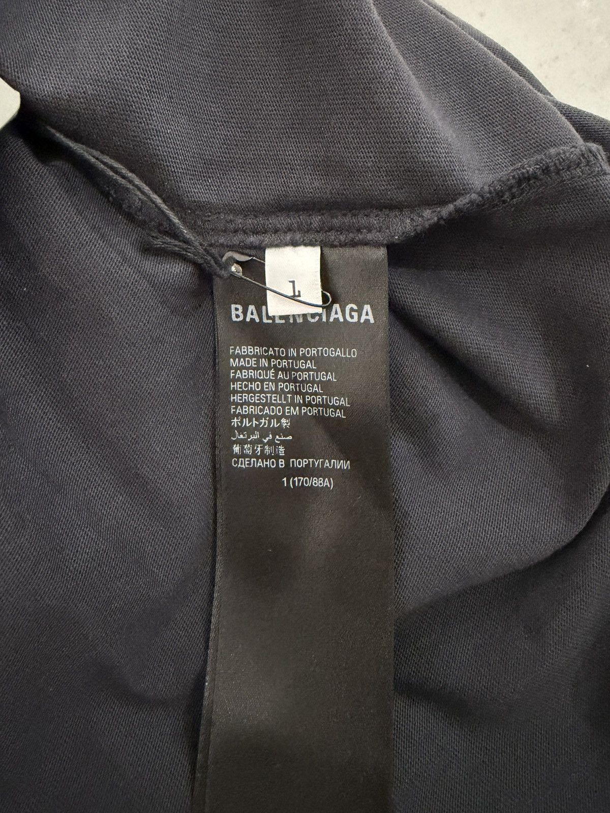Balenciaga Balenciaga Be Kind Tshirt Black Sz.1 Oversized Size US S / EU 44-46 / 1 - 7 Thumbnail