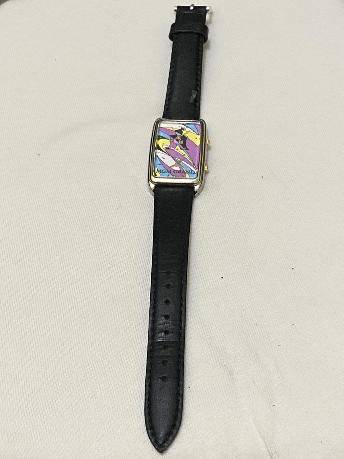 Japanese Brand 05' Heckel x MGM Grand Dual Time Square Watch Size ONE SIZE - 3 Thumbnail