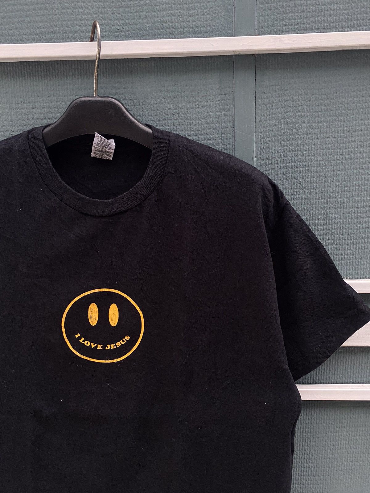 Gildan × Vintage I love Jesus smiley tee Size US M / EU 48-50 / 2 - 2 Thumbnail