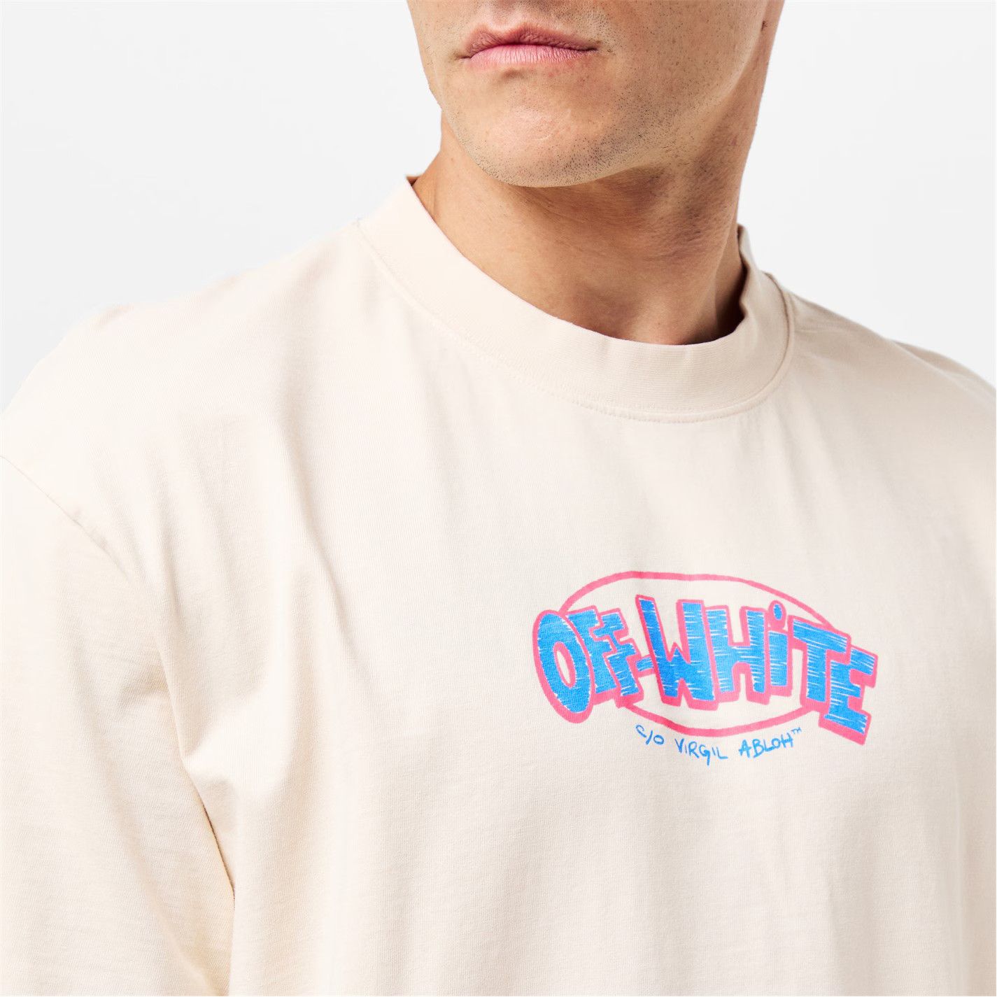 Off-White o1g2r1mq0226 Arrow Short-Sleeve T-Shirt In Ivory Size US XS / EU 42 / 0 - 5 Thumbnail