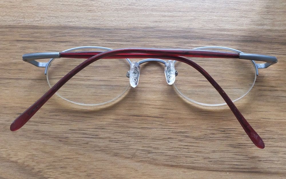 Japanese Brand Takeru Half Rim Glasses Made in Japan Size 46 - 7 Thumbnail
