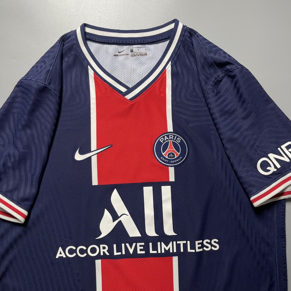 Vintage PSG NIKE VAPORKNIT 2020/2021 FOOTBALL HOME JERSEY #7 MBAPPE Size US L / EU 52-54 / 3 - 4 Thumbnail