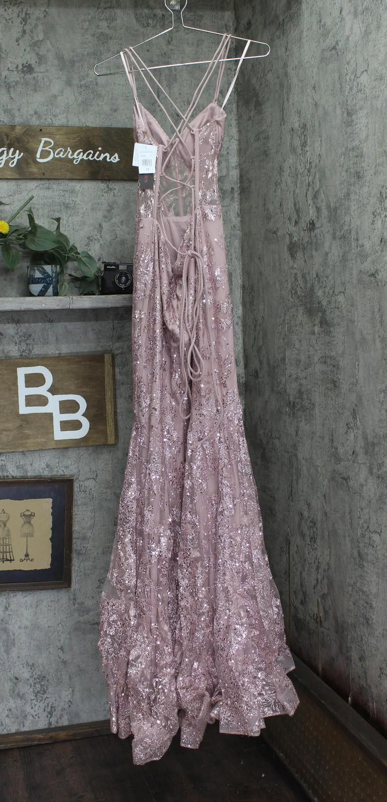 Other Blondie Nites Juniors Corset-bodice Gown 3960bn Rose Pink 13 Size M / US 6-8 / IT 42-44 - 2 Thumbnail