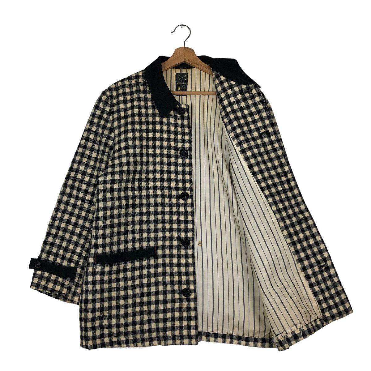 Issey Miyake 🔥VINTAGE CHORE JACKET TARTAN DESIGN HAKKA JAPAN MADE Size US M / EU 48-50 / 2 - 11 Thumbnail