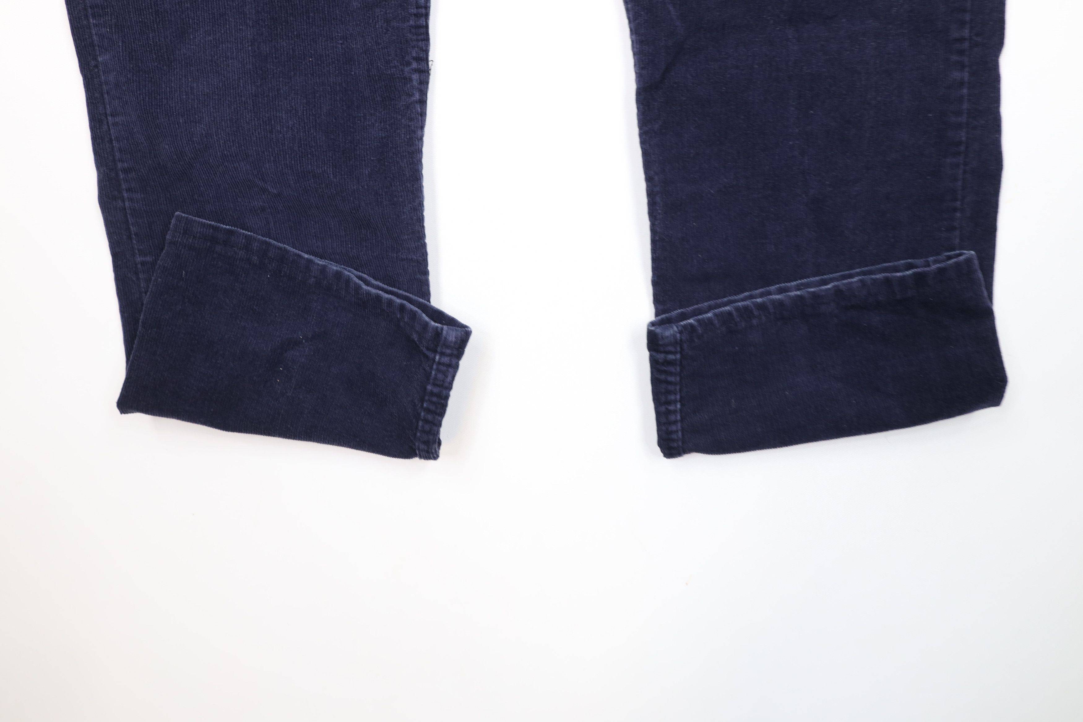 Levi's × Vintage Vintage 80s Levis Flared Corduroy Chino Pants Navy Blue USA Size US 36 / EU 52 - 5 Thumbnail
