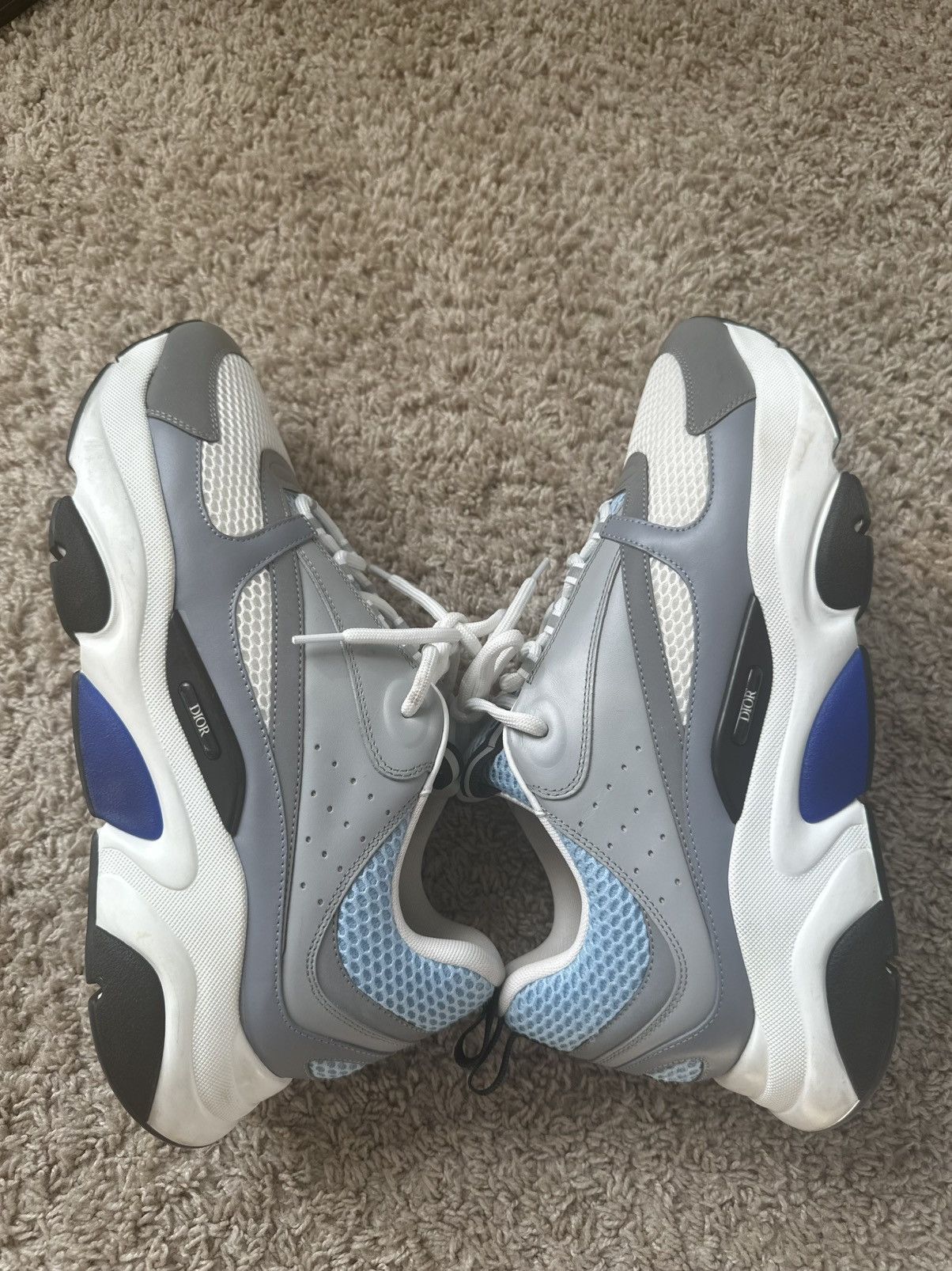 Dior Dior b22 Blue White Size US 14 / EU 47 - 3 Thumbnail