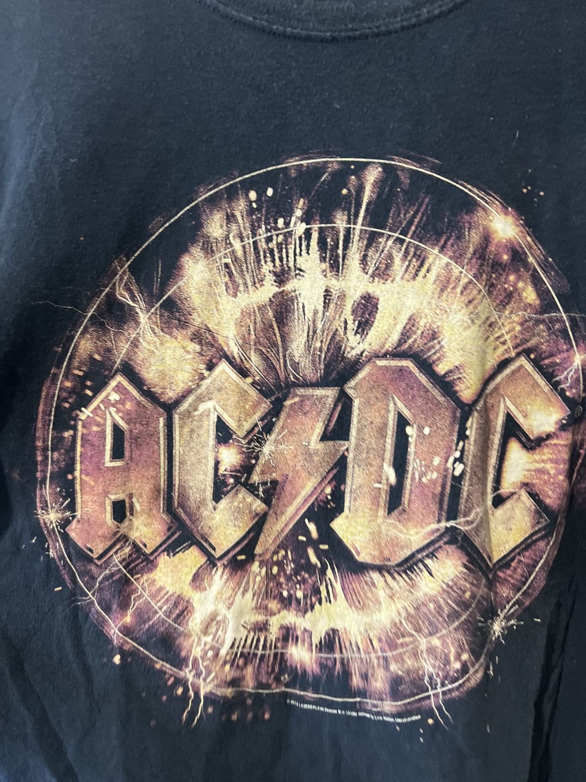 Band Tees × Vintage 2014 VINTAGE AC DC ROCK OR BUST TOUR BAND LOGO AOP T SHIRT Size US L / EU 52-54 / 3 - 4 Thumbnail