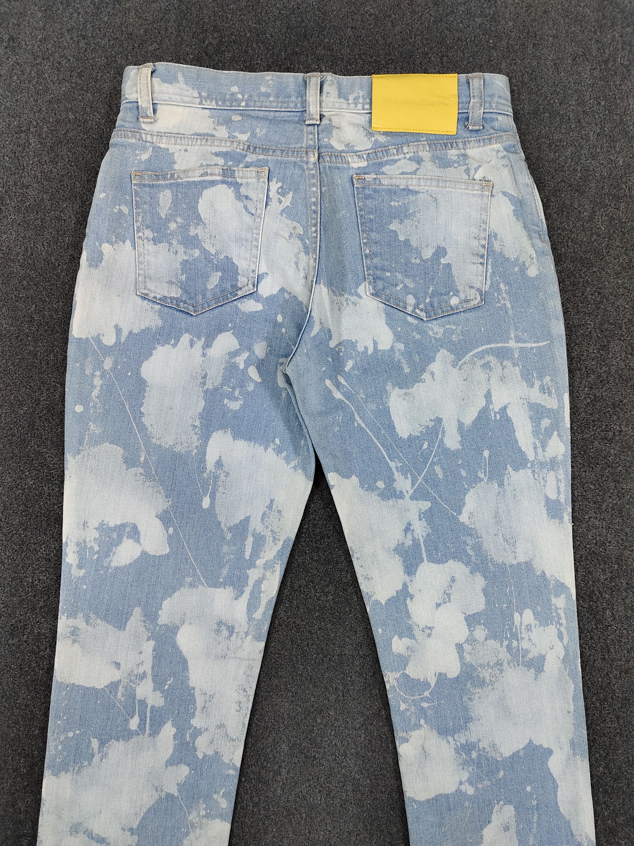 PHENOMENON AW14 Phenomenon💥Cloud Pattern Bleached Skinny Jeans Size US 28 / EU 44 - 4 Thumbnail
