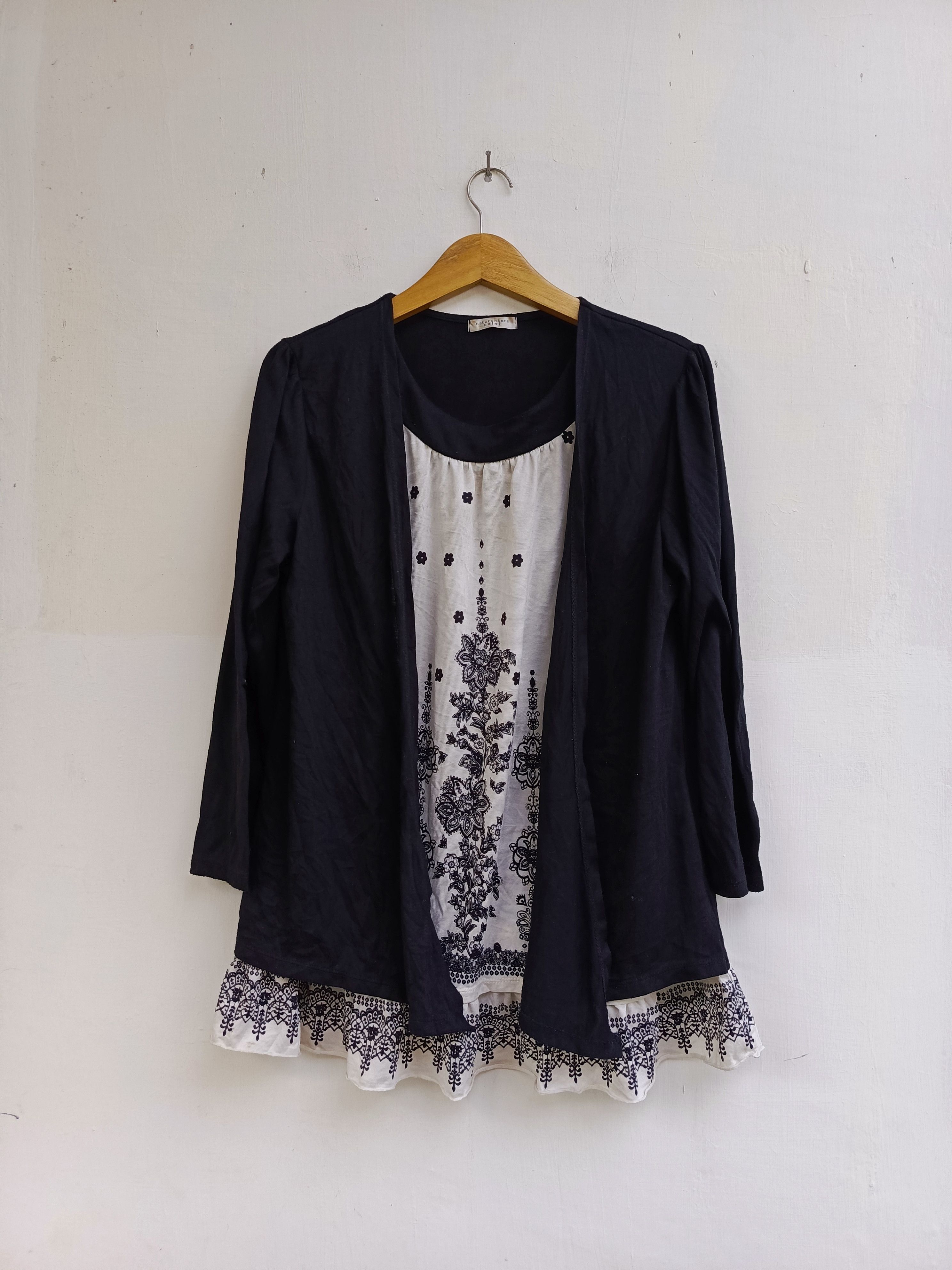 Japanese Brand Natural store calof cardigan Blouse japanese brand Size L / US 10 / IT 46 - 1 Thumbnail