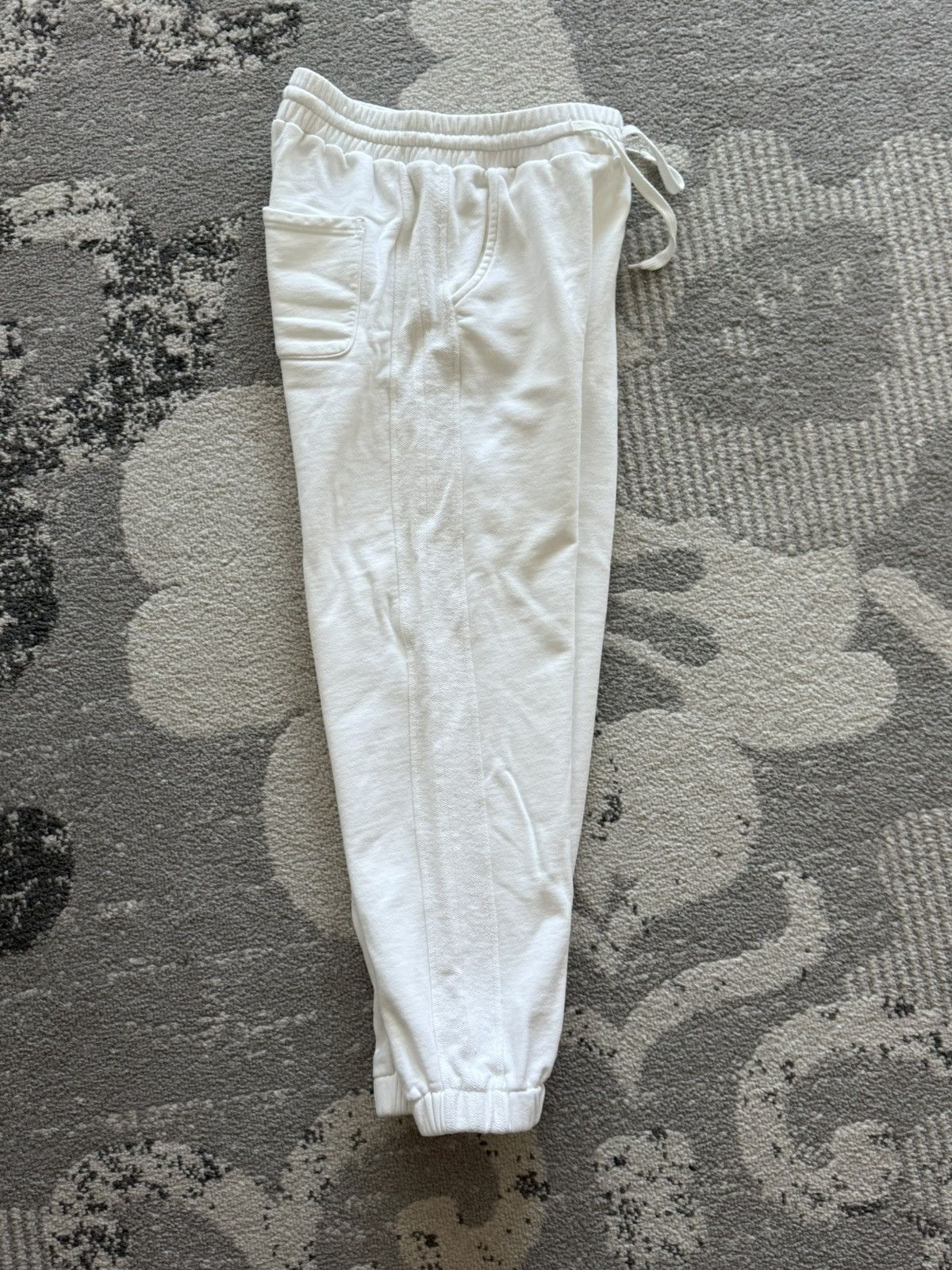 non Cozy White Jogger Pants ANTS Size 30" / US 8 / IT 44 - 4 Thumbnail