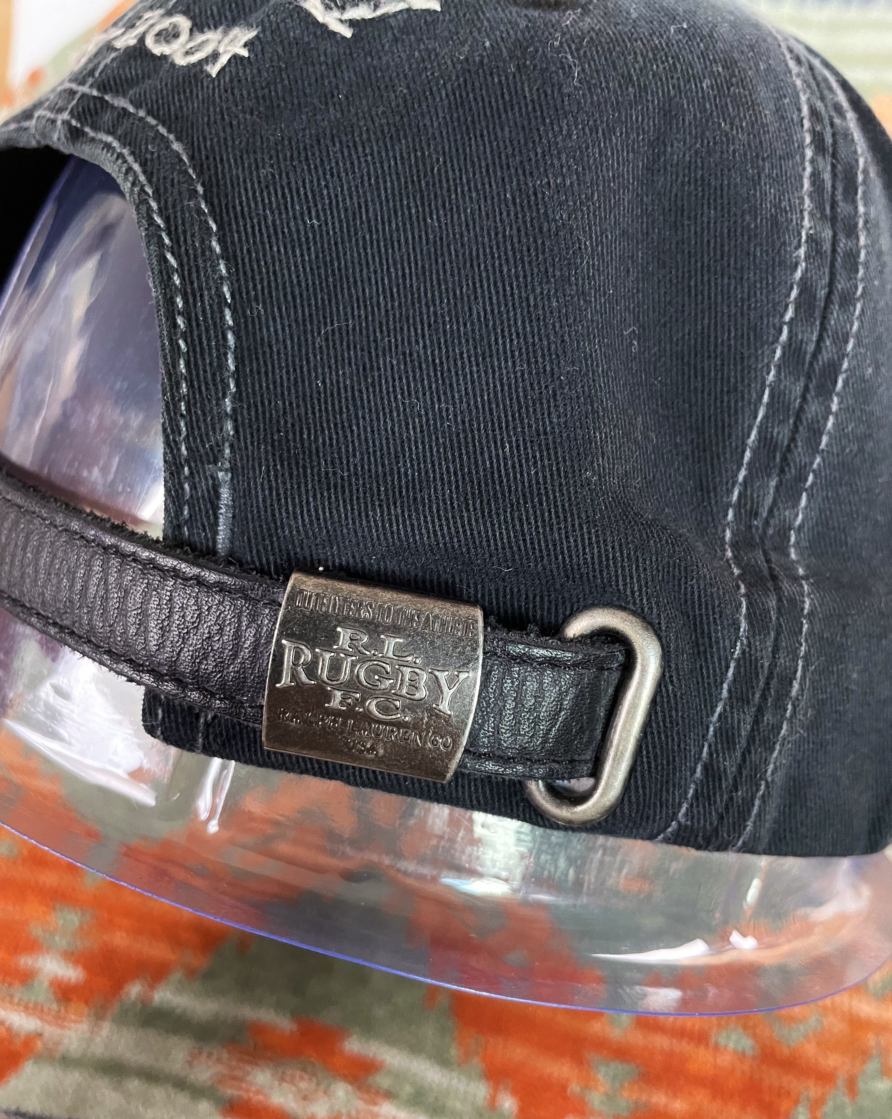 Ralph Lauren × Rugby Ralph Lauren Ralph Lauren Rugby Leather Baseball Hat Cap Size ONE SIZE - 5 Thumbnail