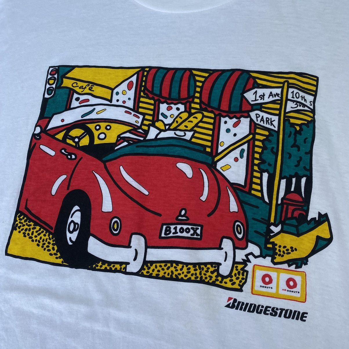Designer × Vintage Vintage Rare 90s Bridgestone Car t shirt Size US L / EU 52-54 / 3 - 3 Thumbnail