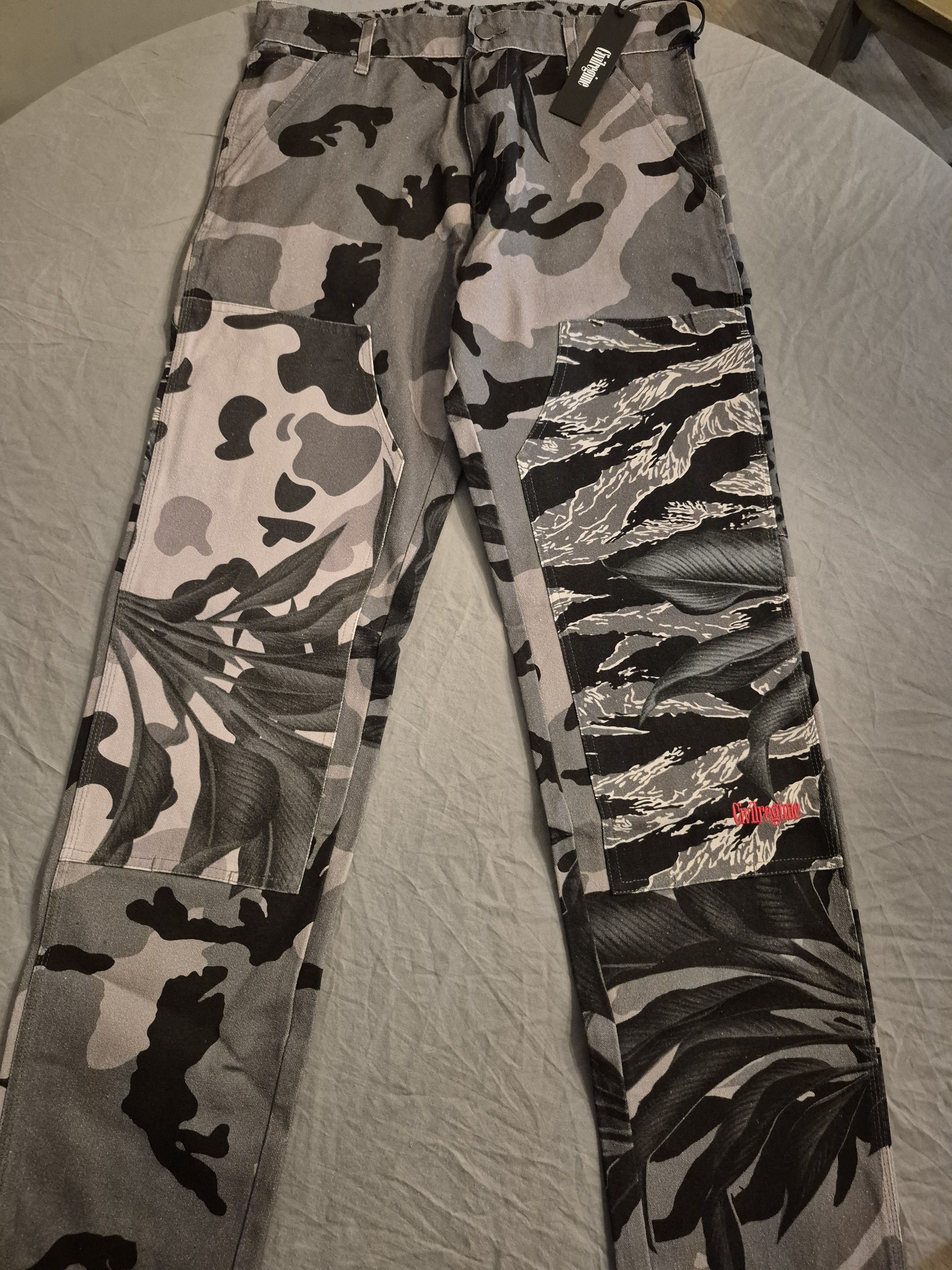 Civil Regime Civil Regime Patterned Work Pants Size 30 BNWT Size US 30 / EU 46 - 1 Thumbnail