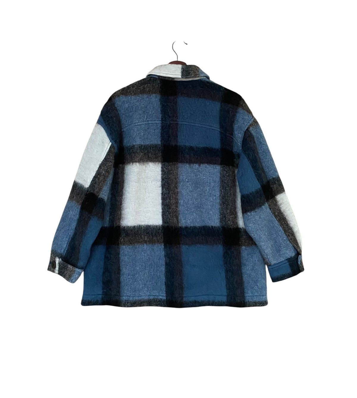 Zara Zara Wool Plaid Coat 2000s Size US M / EU 48-50 / 2 - 2 Thumbnail