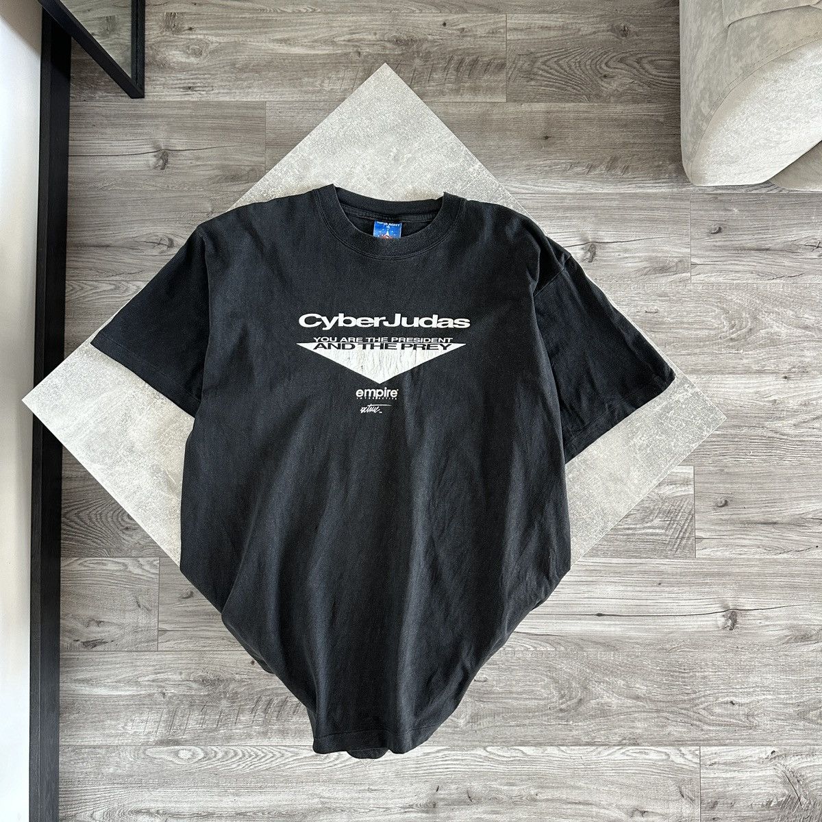 The Game Vintage 90s Distressed Cyber Judas Promo tee Grail rare y2k Size US XL / EU 56 / 4 - 1 Thumbnail