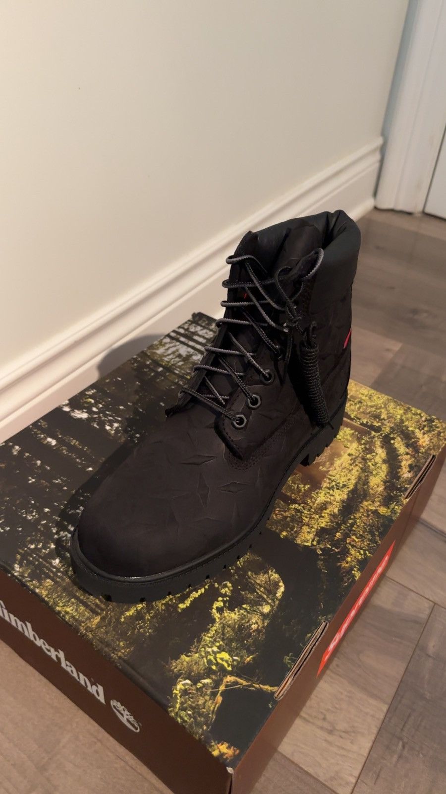 image of Supreme / Timberland Waterproof Boots in Black, Men's (Size 7.5)