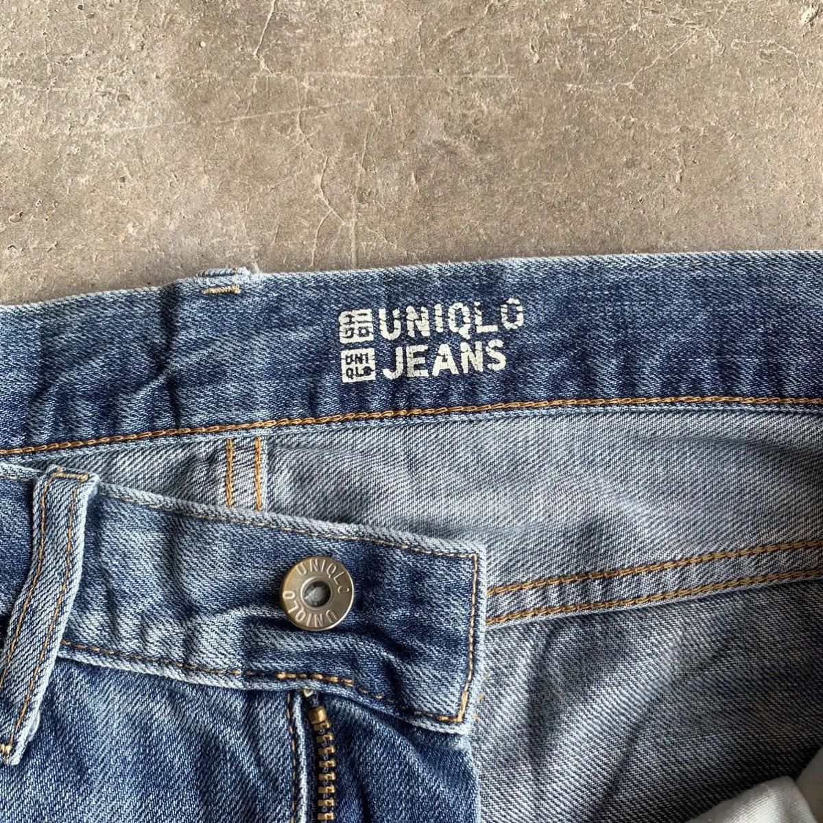 Kaihara Denim REDLINE‼️Japanese Vintage LightWash DistressedDenim Selvedge Size US 32 / EU 48 - 8 Thumbnail