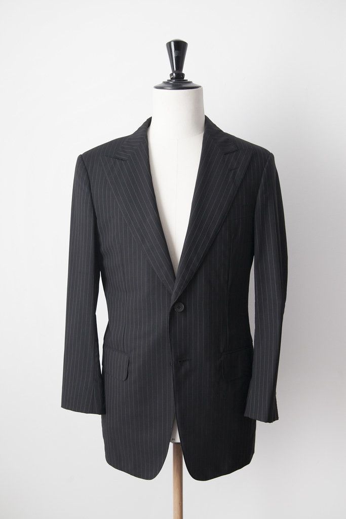 Gucci Tom Ford Era Gucci pinstripe flare suit Size 46R - 1 Thumbnail