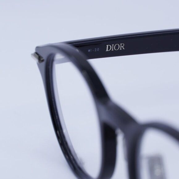 Dior 🕶️ New Dior DIORBLACKSUITO RJ 1000 Eyeglasses - Black Frame Size ONE SIZE - 8 Thumbnail