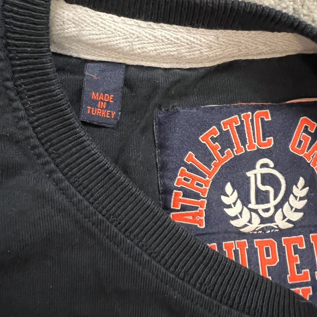 Superdry SUPERDRY Real Original Athletic Grade Navy Blue Tee Size US XL / EU 56 / 4 - 5 Thumbnail