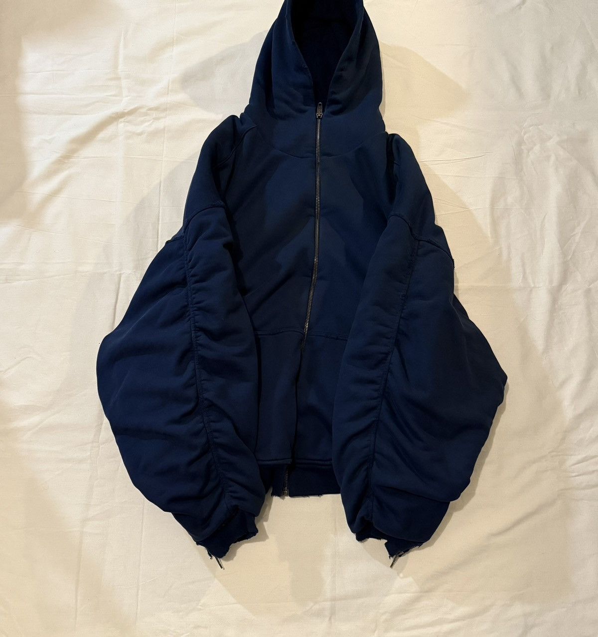 Balenciaga RARE Balenciaga Hoodie Bomber Jacket Size US S / EU 44-46 / 1 - 1 Thumbnail