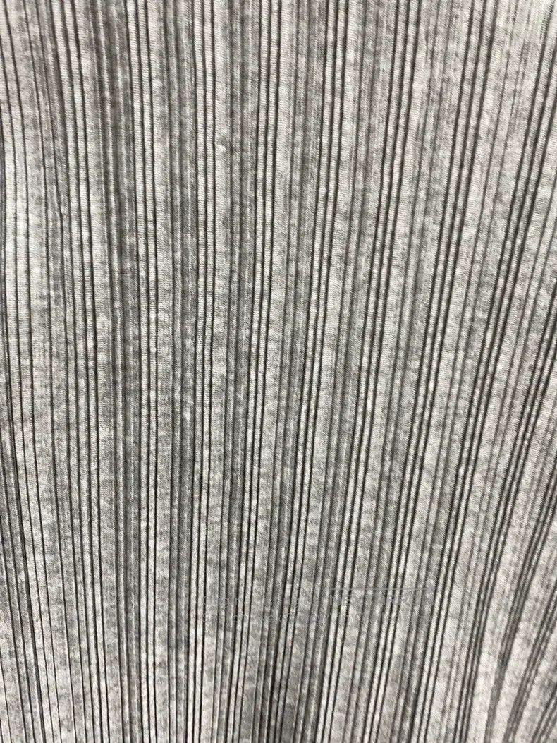 Issey Miyake Issey Miyake Gray Ribbed Top Size L / US 10 / IT 46 - 6 Thumbnail