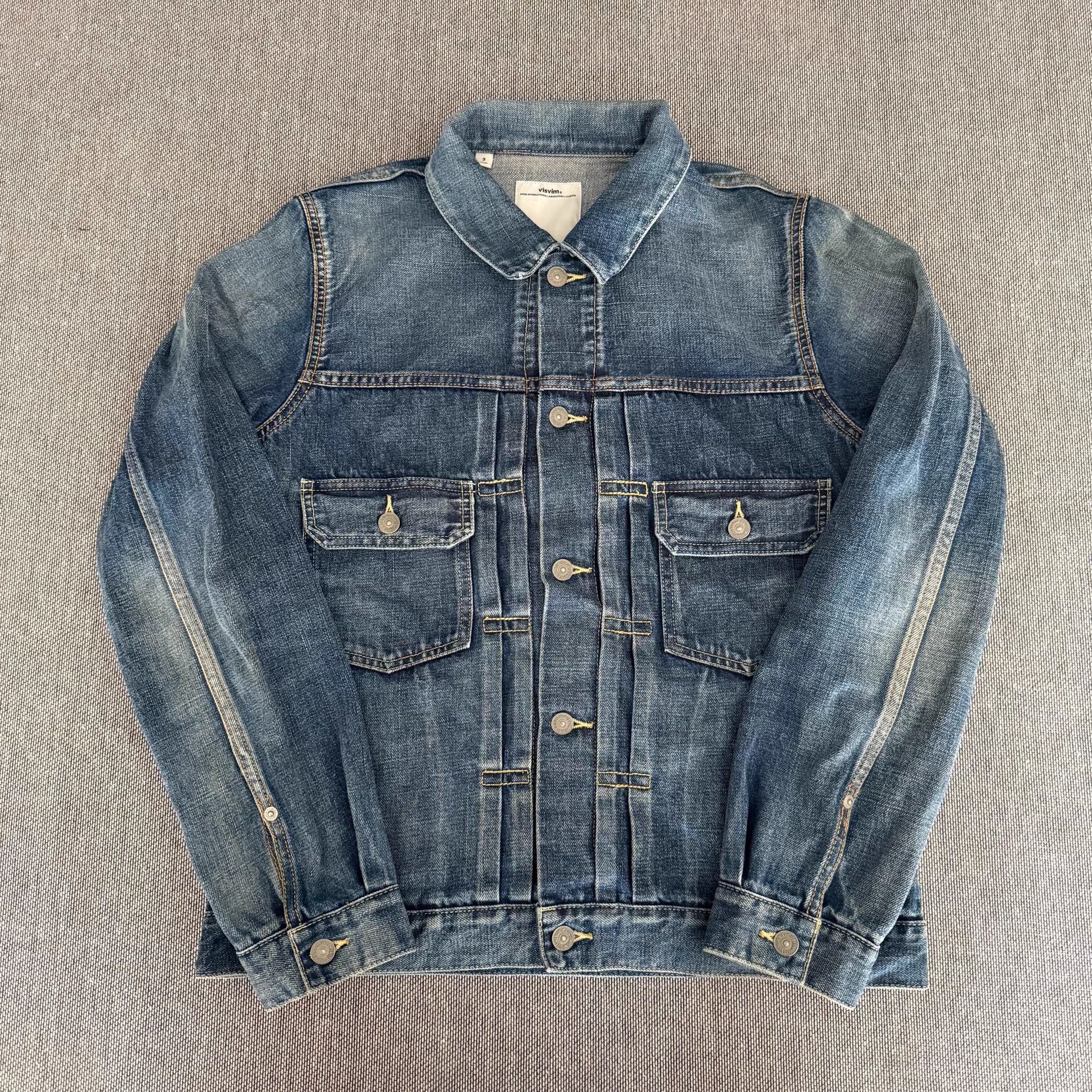 Visvim Visvim101 16aw Jkt Damaged Denim Jacket Size US L / EU 52-54 / 3 - 1 Thumbnail