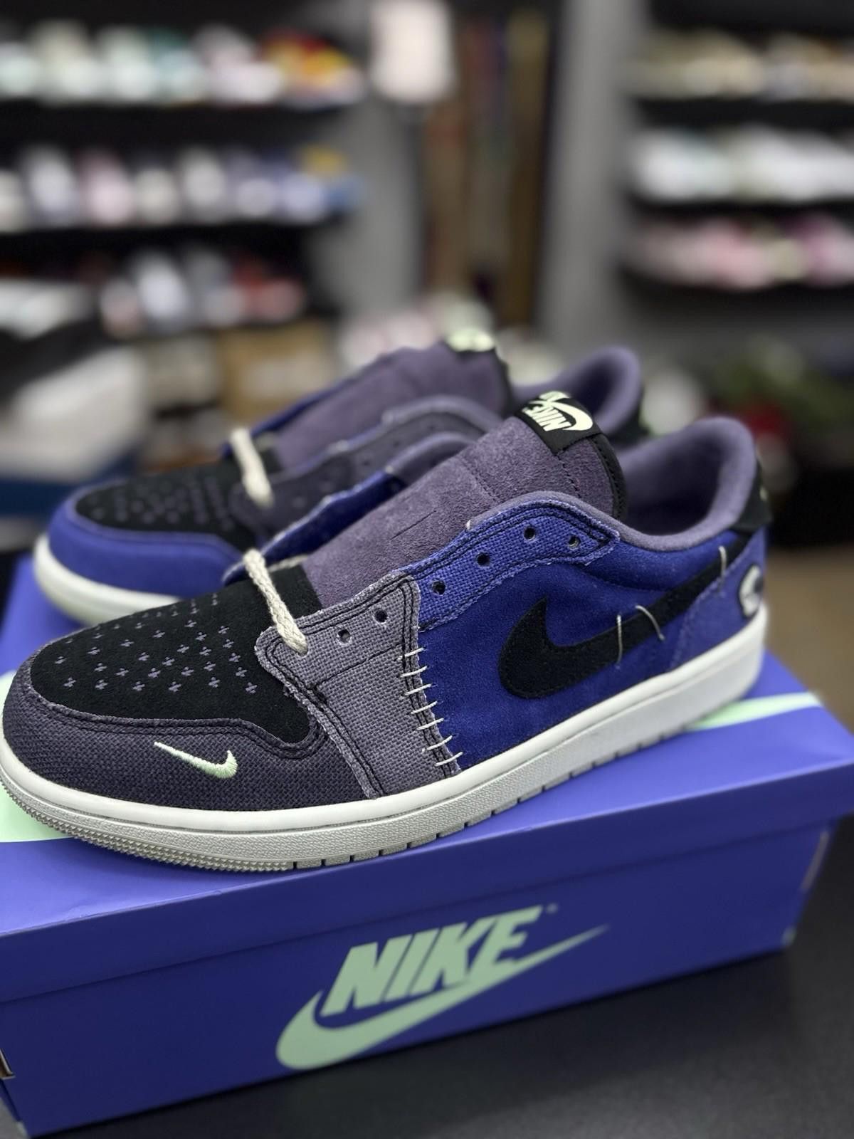 Jordan Brand 9.5 Air Jordan 1 Low OG Zion Williamson ‘Voodoo Alternate’ Size US 9.5 / EU 42-43 - 4 Thumbnail
