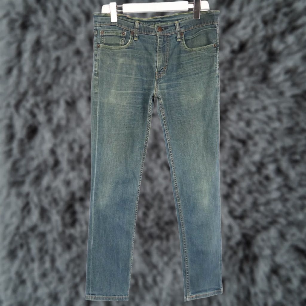 Levi's LEVI'S 511 Jeans Slim Fit Men's W32/L32 Zip Fly Stretch Whiskers Fade Blue Denim Skinny Casual Slim Mens Size US 32 / EU 48 - 1 Thumbnail