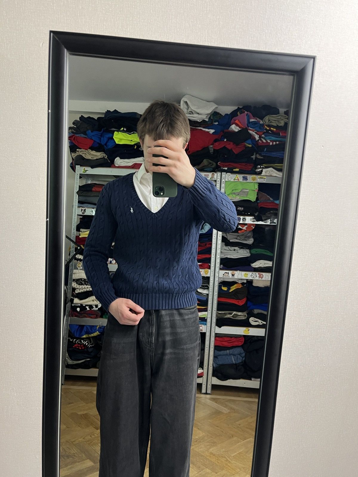 Polo Ralph Lauren × Ralph Lauren Polo Ralph Lauren Cable Knit Preppy Style Sweater Luxury Size US S / EU 44-46 / 1 - 2 Thumbnail