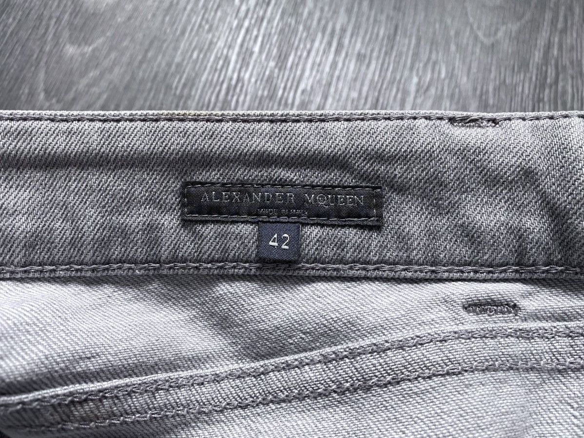 Alexander McQueen Womens Alexander McQueen 2012 Cotton Stretch Jeans Denim McQ Size 28" / US 6 / IT 42 - 11 Thumbnail