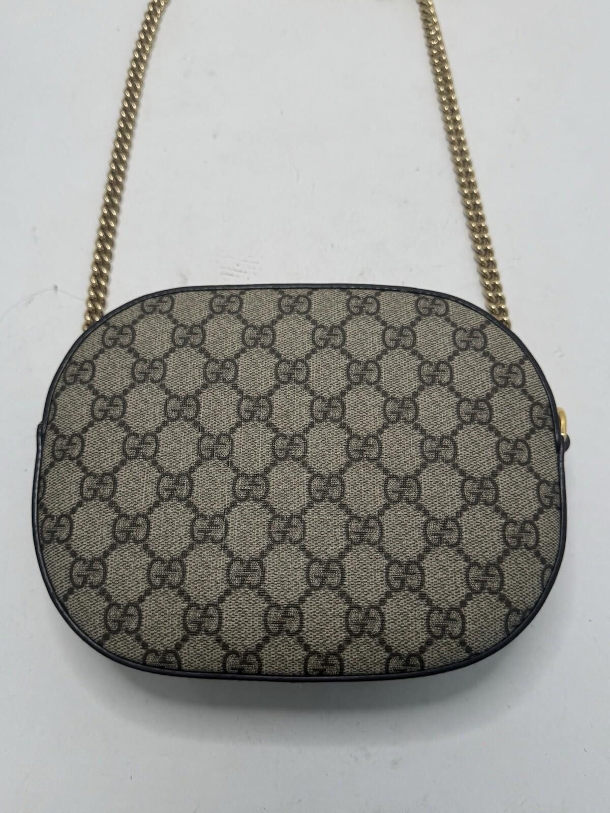 Gucci GUCCI Chain Shoulder bag GG Supreme Canvas, Brown Preowned Size ONE SIZE - 2 Thumbnail