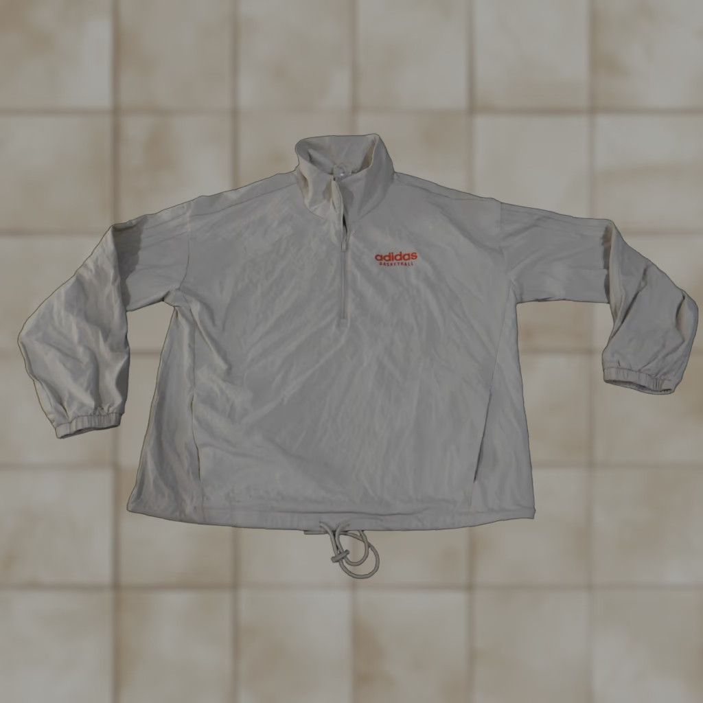 Adidas Adidas Select 1/4 JKT Jacket Womens Small Beige Alumina Basketball Pullover NWT Size S / US 4 / IT 40 - 1 Thumbnail