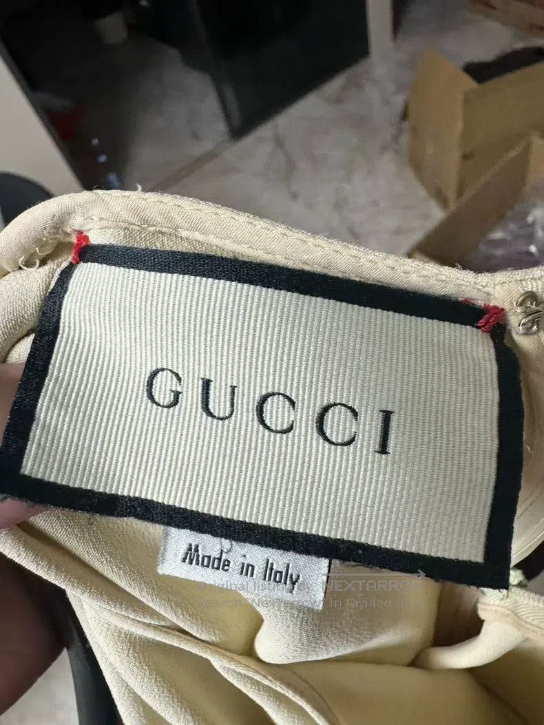 Gucci Gucci Beige striped dress Size XS / US 0-2 / IT 36-38 - 3 Thumbnail