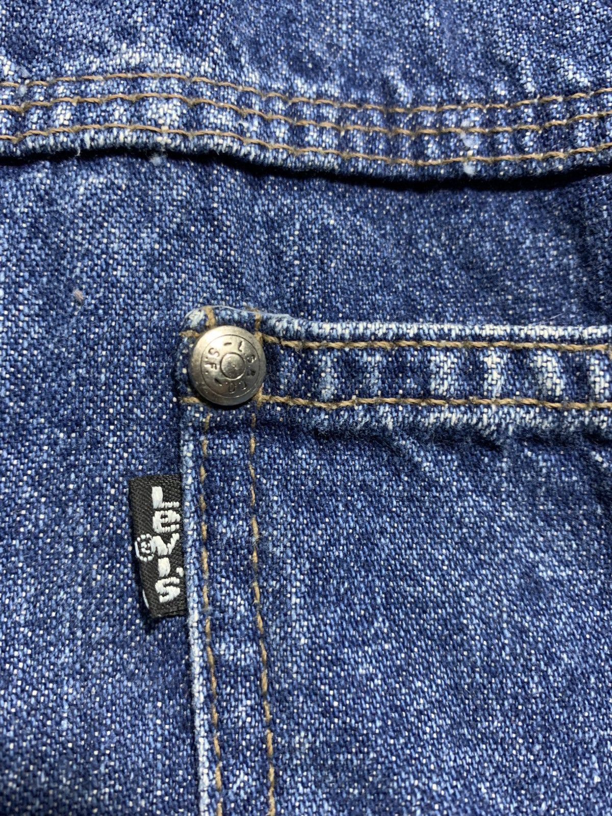 Levi's 🔥VTG LEVIS DENIM CHORE JACKETS USA 🇺🇸 Size US L / EU 52-54 / 3 - 8 Thumbnail