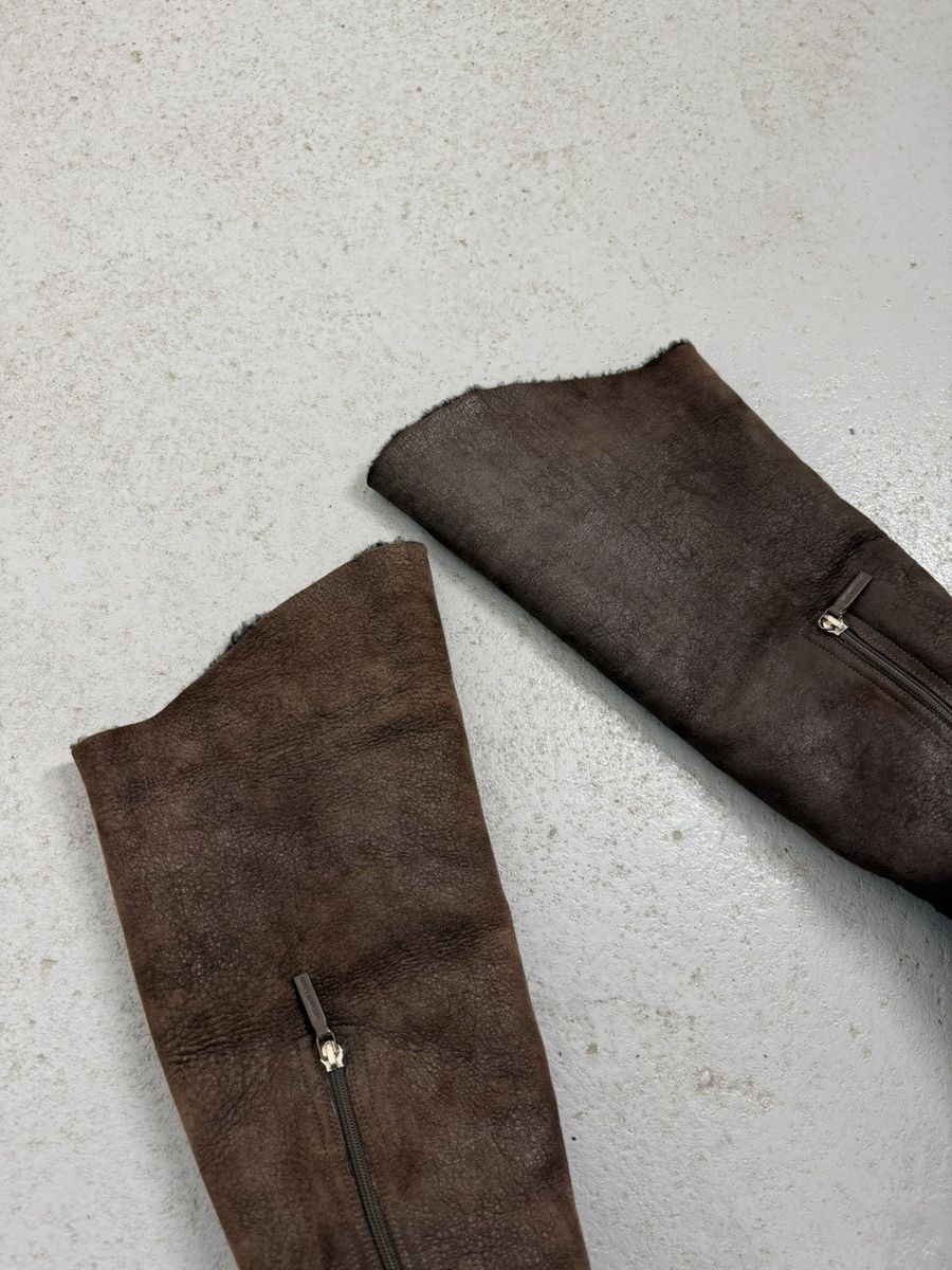 Helmut Lang Helmut Lang Vintage 00s Suede Riding Boots Size US 8.5 / IT 38.5 - 9 Thumbnail