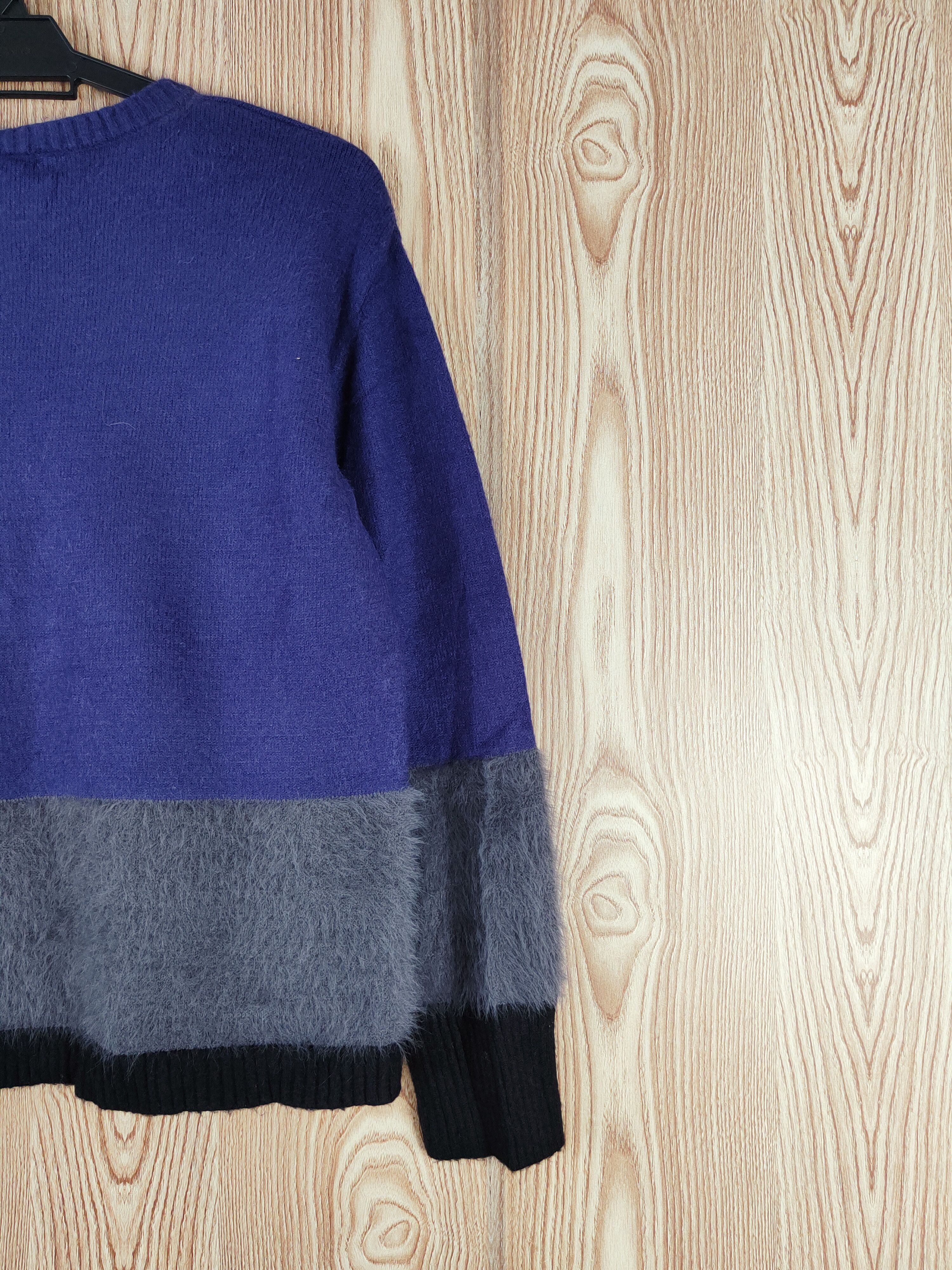 Japanese Brand × Melrose × Vintage Melrose Purple Gray Fur Mohair Knitwear Sweatshirts #w123 Size M / US 6-8 / IT 42-44 - 9 Thumbnail