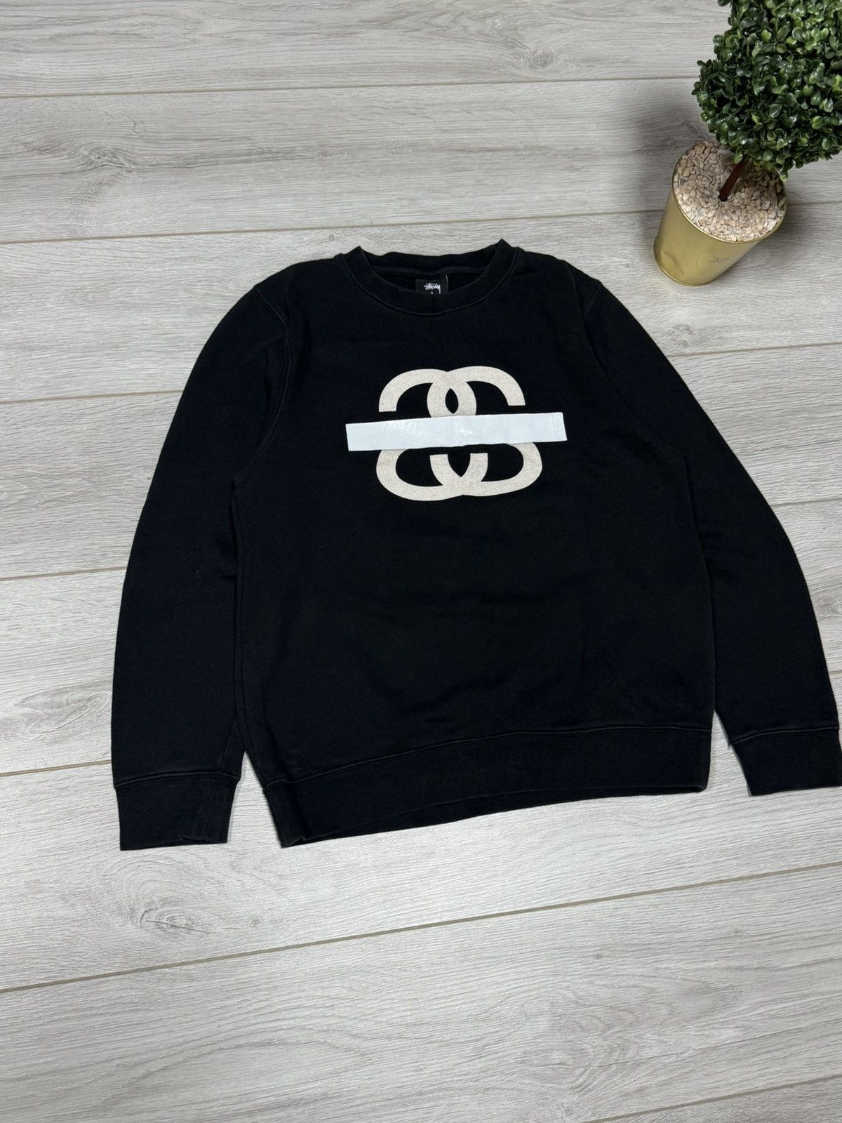 Stussy Stussy made jn USA SS Big logo tape vintage sweatshirt Size US S / EU 44-46 / 1 - 2 Thumbnail