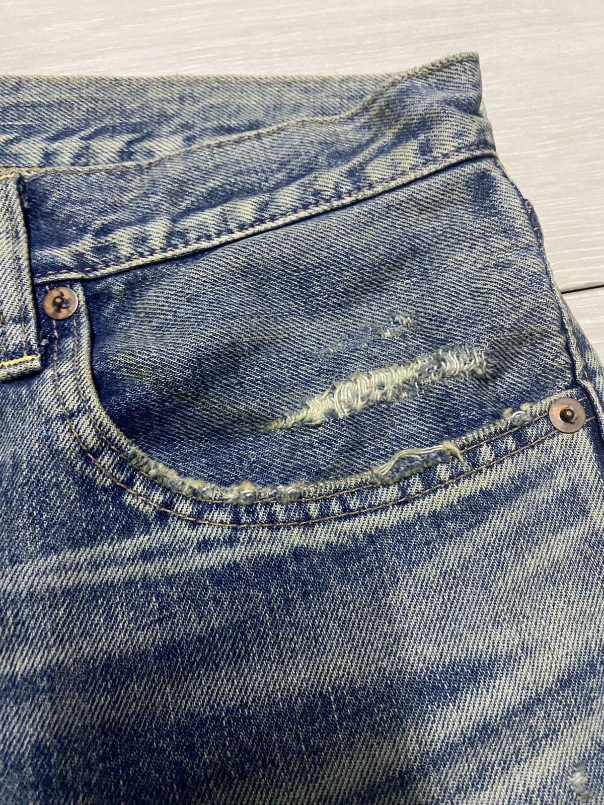 Japanese Brand Vintage Japanese Rna Bleach Distressed Loose Jeans Size US 32 / EU 48 - 10 Thumbnail