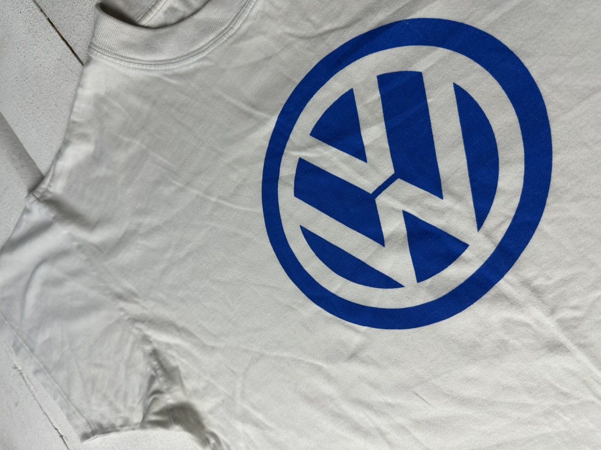 Other VNTG🚨 VOLKSWAGEN VW BIG LOGO WHITE MEN T-SHIRT XL Size US XL / EU 56 / 4 - 5 Thumbnail