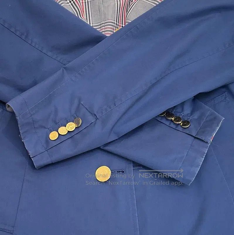 Thom Browne Thom Browne Men's Long Navy Trench Coat . Size US S / EU 44-46 / 1 - 5 Thumbnail