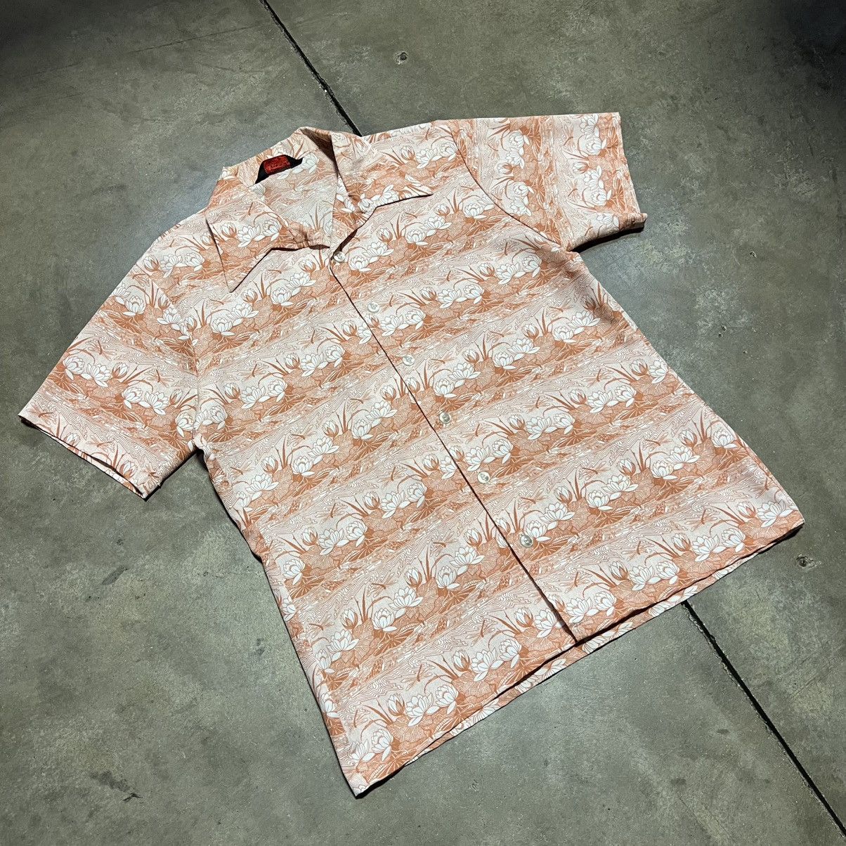 Vintage Vintage 70s Jaymar Button Up Shirt Disco Art Frog Lotus Size US L / EU 52-54 / 3 - 2 Thumbnail