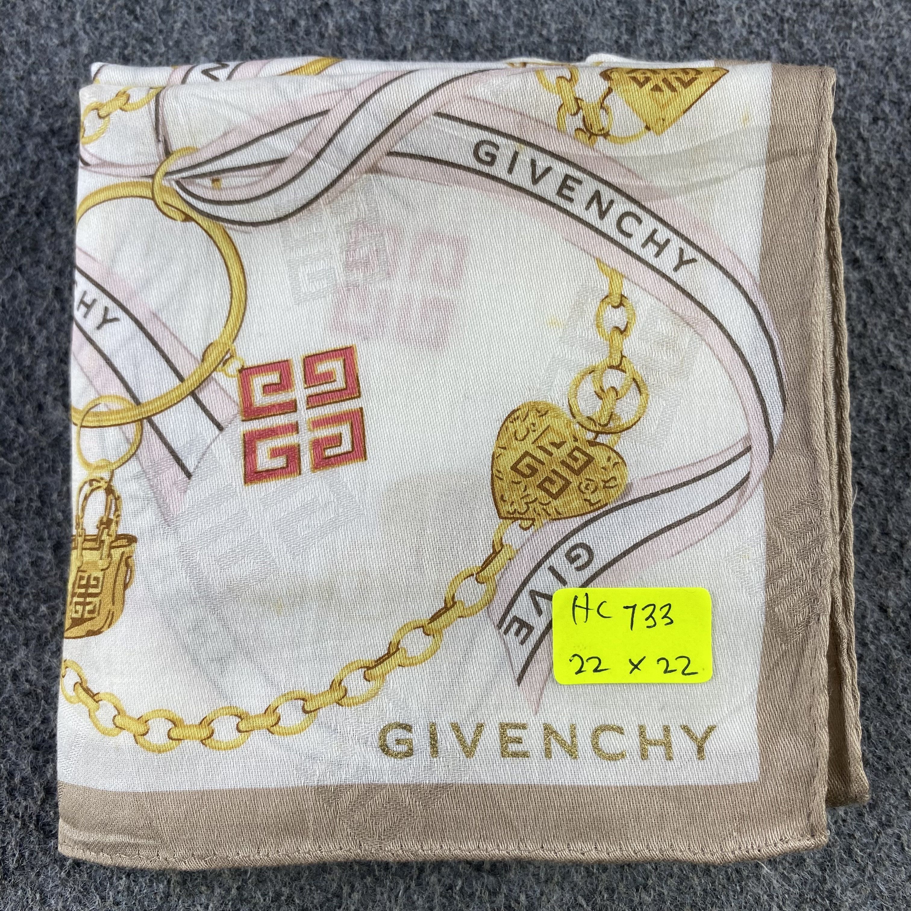 Vintage Givenchy Handkerchief/Neckerchief/Bandana HC733 Size ONE SIZE - 8 Thumbnail