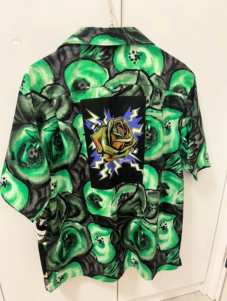 Prada Prada Science freak shirt 2502-Nextarrow Size US S / EU 44-46 / 1 - 4 Thumbnail