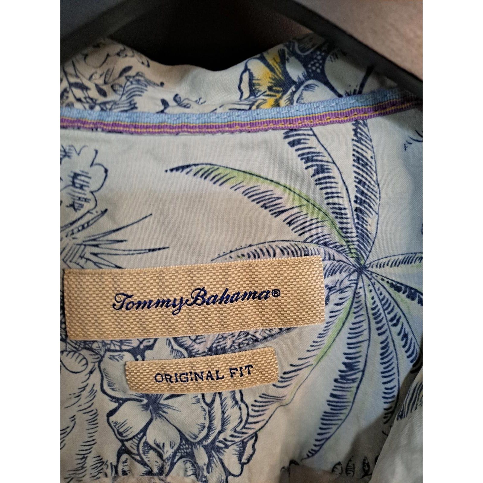 Tommy Bahama Tommy Bahama Original Fit 100% Silk Hawaiian Shirt Size US XL / EU 56 / 4 - 3 Thumbnail