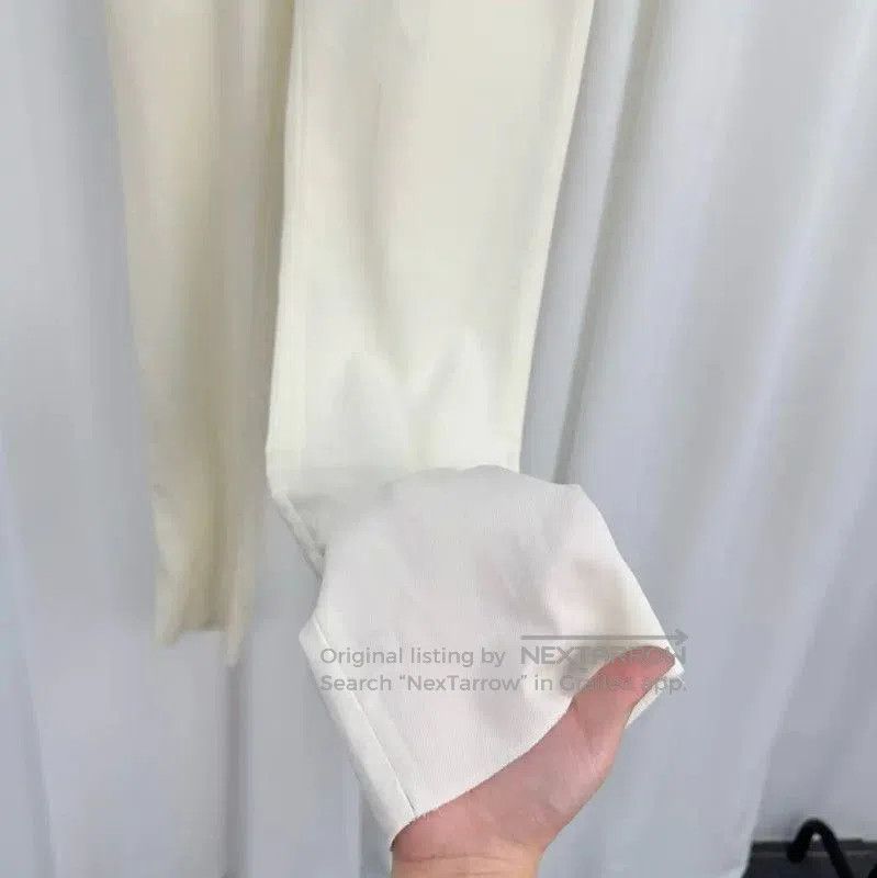 Dior Dior Cream Wool Casual Pants for Men . Size US 27 - 4 Thumbnail