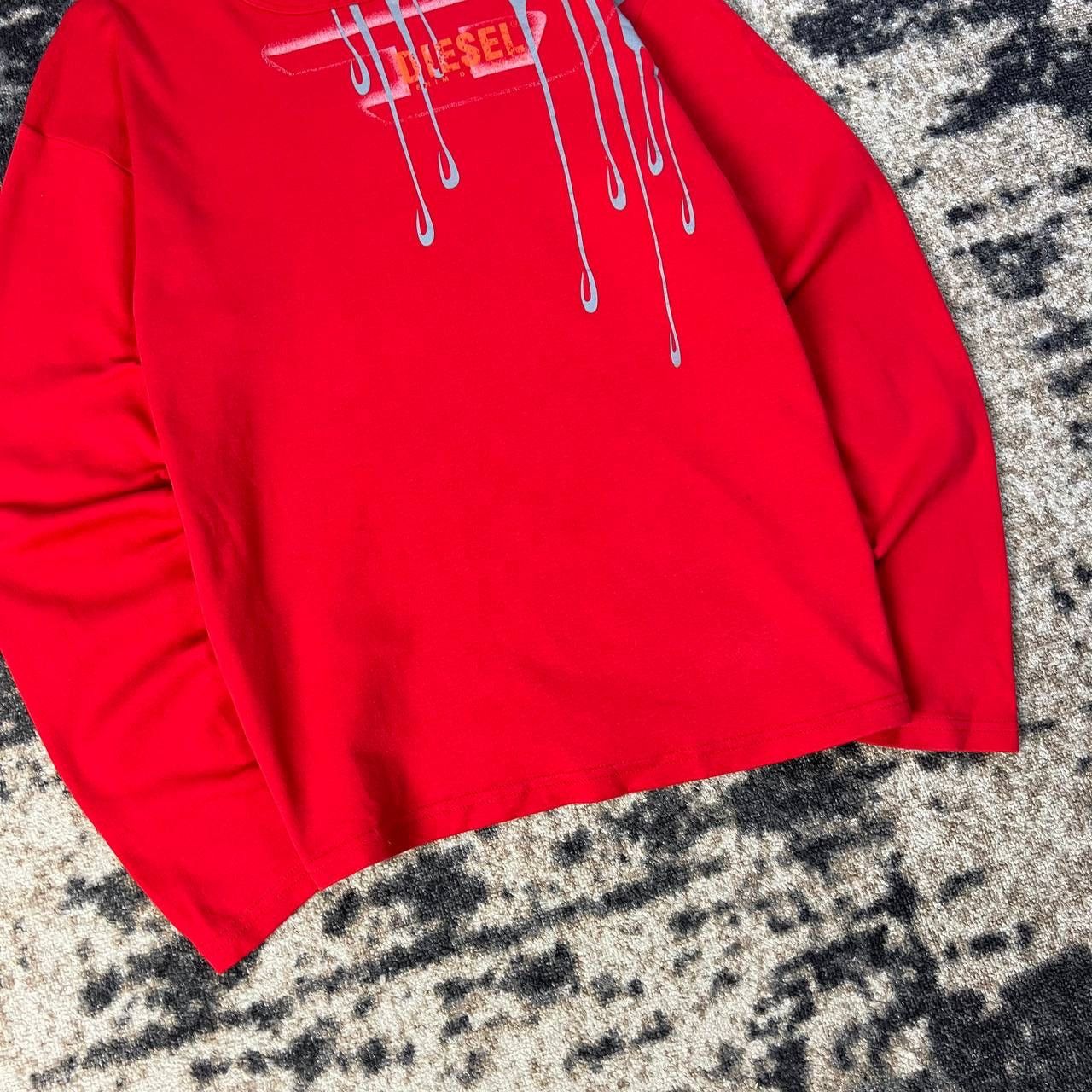 Diesel Diesel Vintage Y2K Big Logo Avant Garde Long Sleeve Size US L / EU 52-54 / 3 - 3 Thumbnail