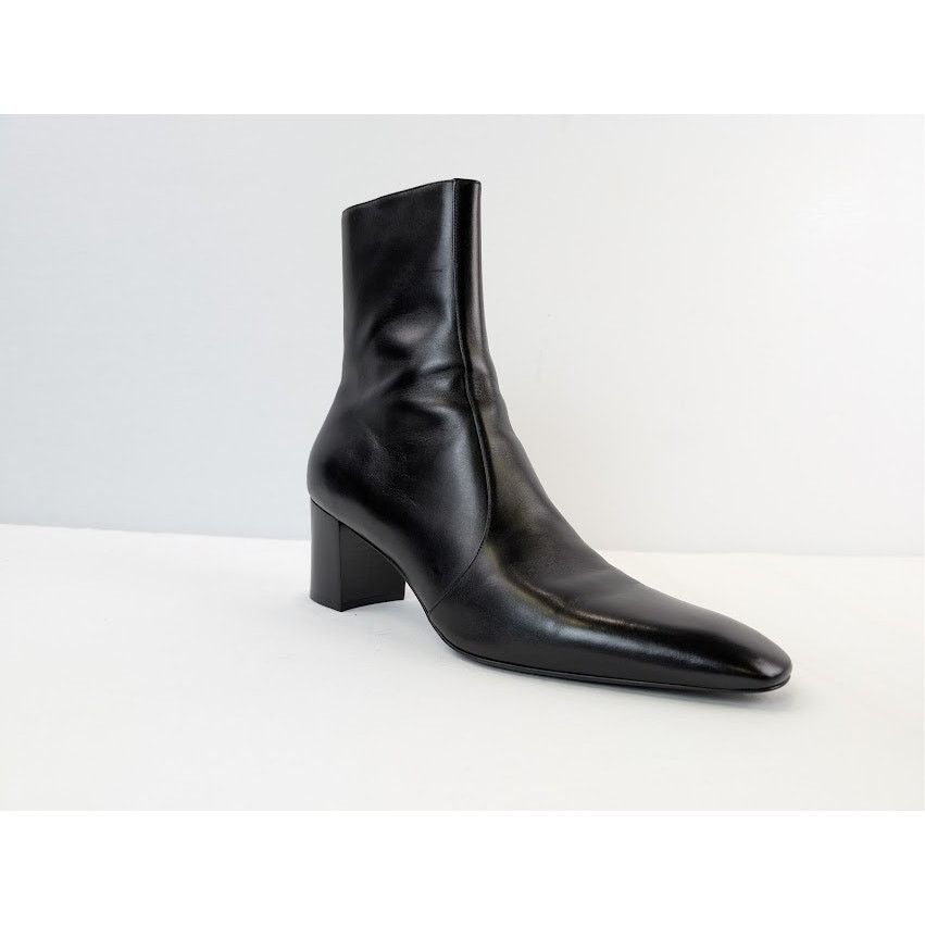 Saint Laurent Paris o1rshd1 XIV 70 Zipped Boot in Nero Size US 10 / EU 43 - 2 Thumbnail